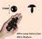 80-Piece 20mm Black Plastic Safety Eyes with Washers – Perfect for Amigurumi, Crochet Dolls, Plush Toys & DIY Crafts